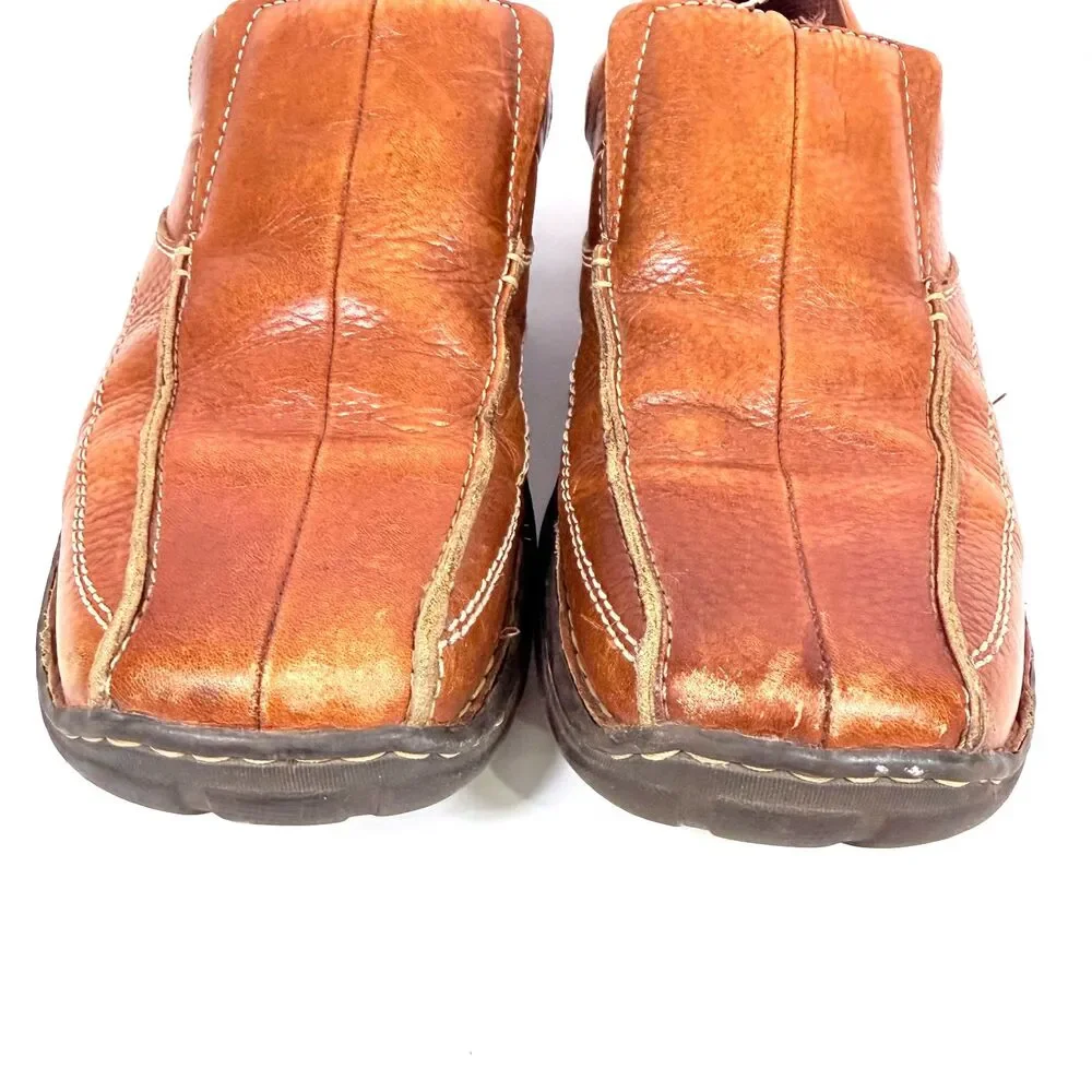 Bass Sequoia Mens Brown Leather Loafers Size 11‎ Academia